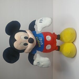 Disney Mickey Mouse Singing Dancing Plush Toy Hot Diggity Dog EUC
